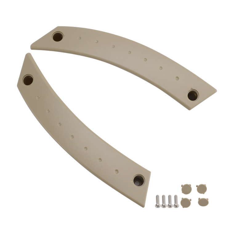 Pair Interior Door Panel Pull Handle Repair Kit Tan For VW Beetle 2000-2010