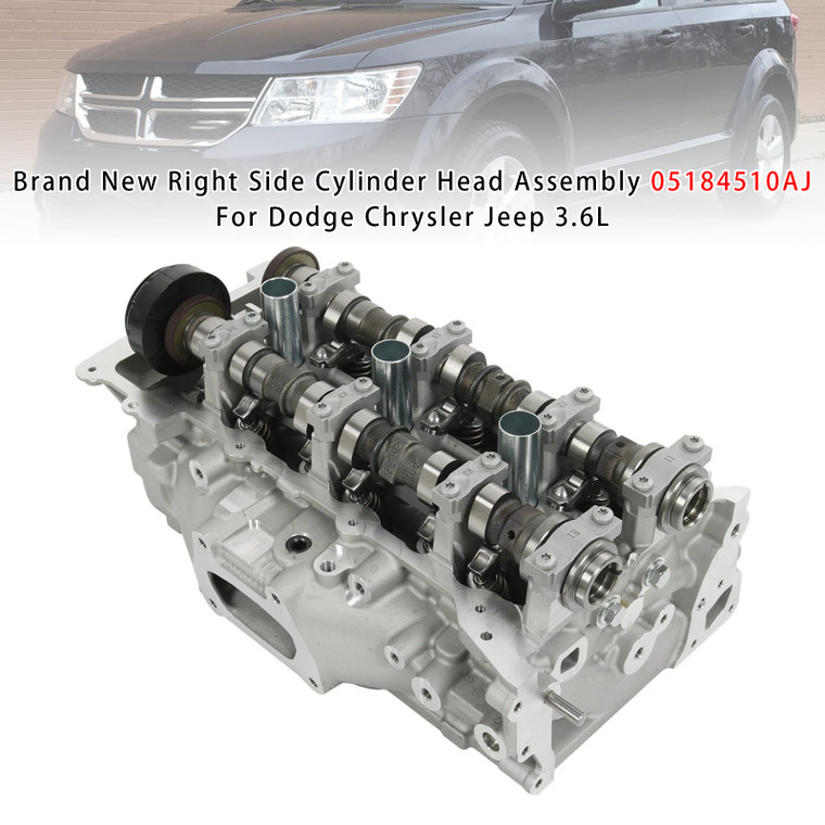 2011-2014 Jeep Grand Cherokee Wrangler Right Side Cylinder Head Assembly 05184510AJ Generic