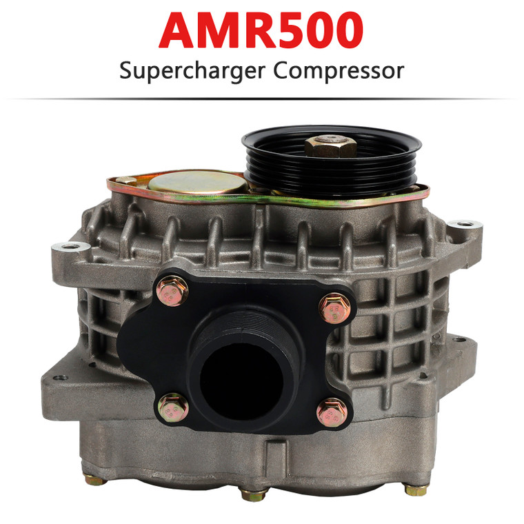 AMR500 4PK Supercharger Compressor LCD HC NOXJ Reduction V Pulley for 2.0L
