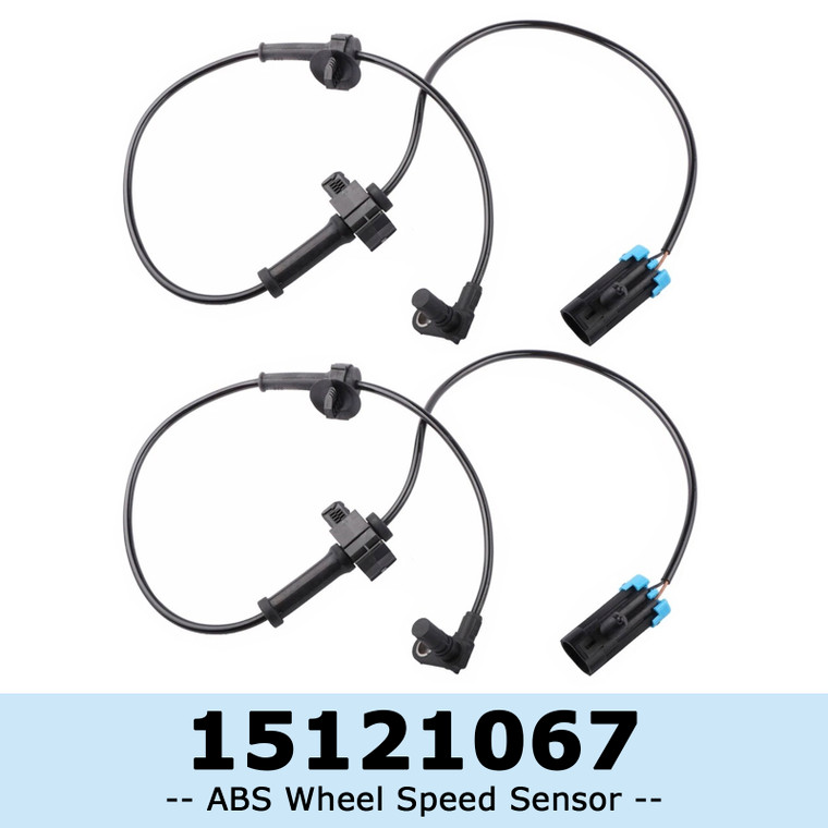 2007-2014 Chevrolet Avalanche Suburban 1500 Tahoe Rear Left and Right 2*ABS Wheel Speed Sensor 15121067 Generic