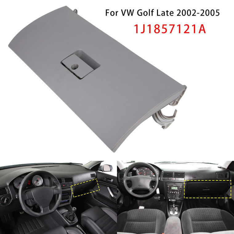 2002-2012 VW Golf Jetta Wagon Dash Glove Box Door Lid Cover Grey 1J1857121A Generic