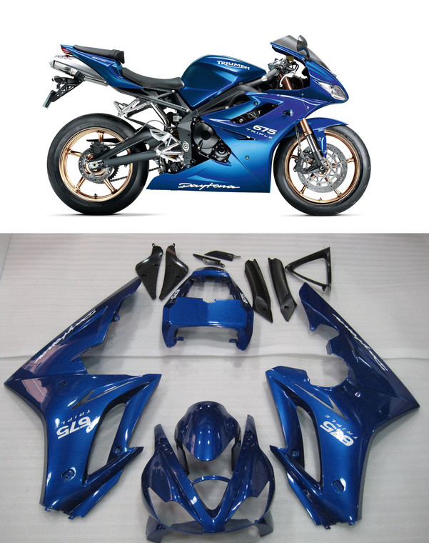 Fairings Triumph Daytona 675 Blue Daytona Racing (2006-2008)