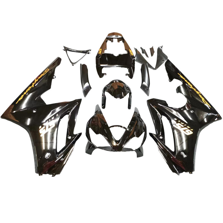 2006-2008 Triumph Daytona 675 Amotopart Fairings Black Daytona Racing Customs Fairing