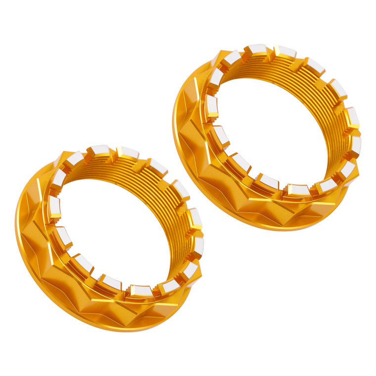 2007-2024 Ducati 1098 1198 Panigale 1199 1299 V2 V4 Diavel 2x Rear Wheel Axle Nut Gold Generic