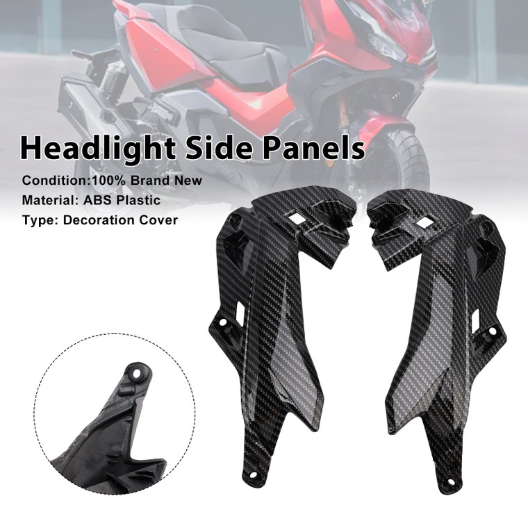 2022-2025 Honda ADV 350 Headlight Side Panels Carbon Generic