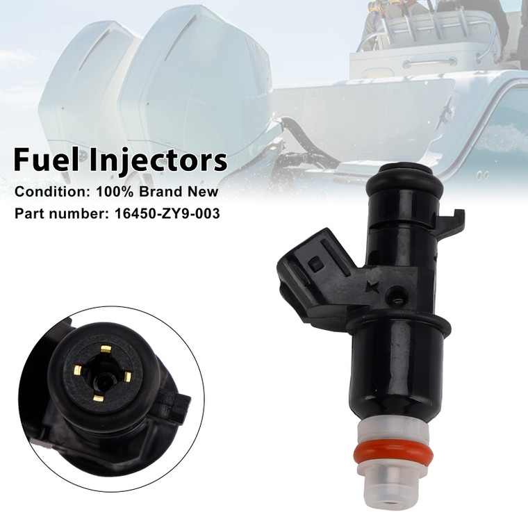 2007 Honda Outboard Year Fuel Injectors 16450-ZY9-003 Generic