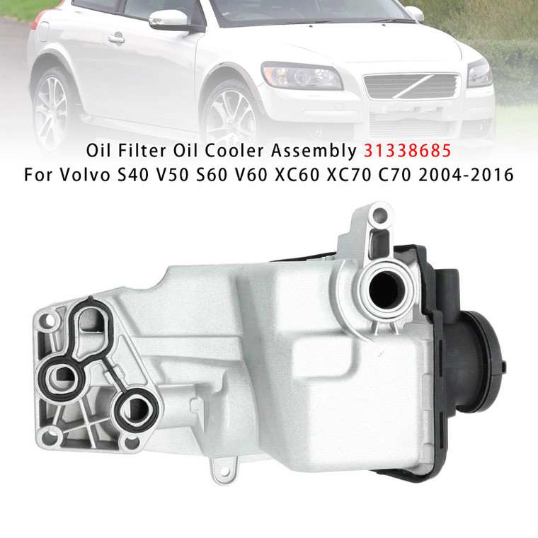 2005-2016 Volvo V50 V60 Oil Filter Oil Cooler Assembly 31338685 Generic