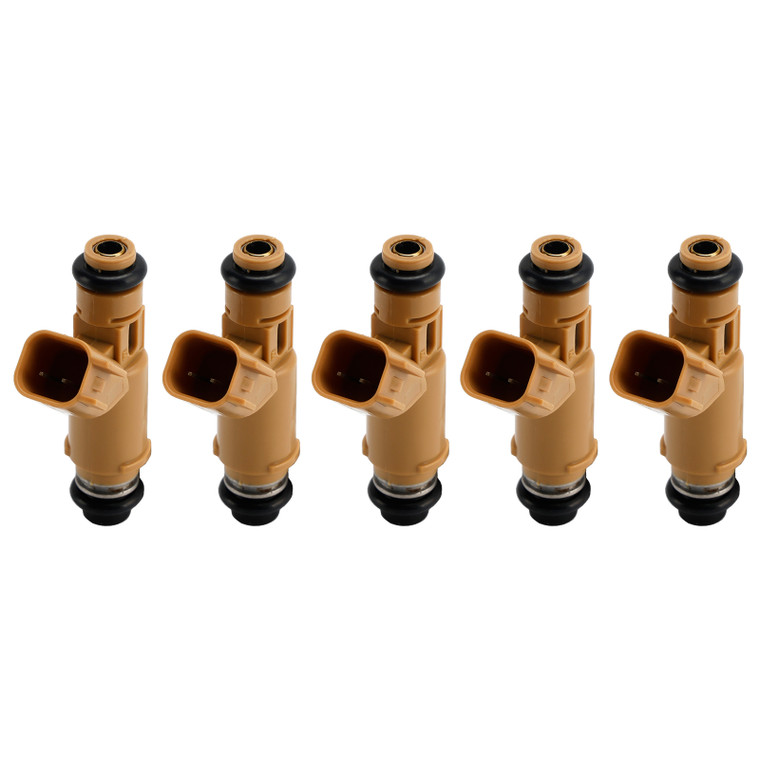 2004-2010 Volvo C30 S40 V50 2.4L I5 5Pcs Fuel Injector 195500-4510 Generic