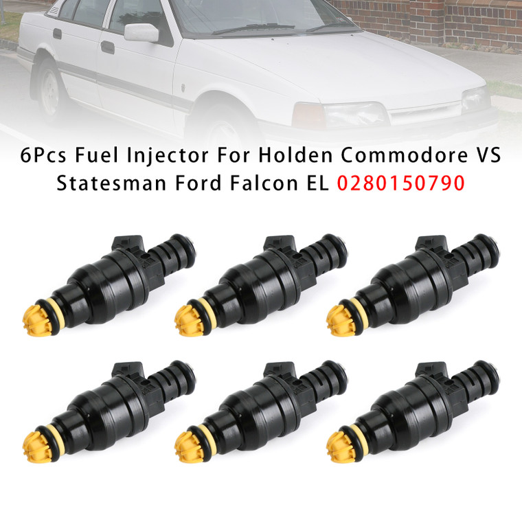 1987-1989 Holden Camira JE 6Pcs Fuel Injector 0280150790 Generic
