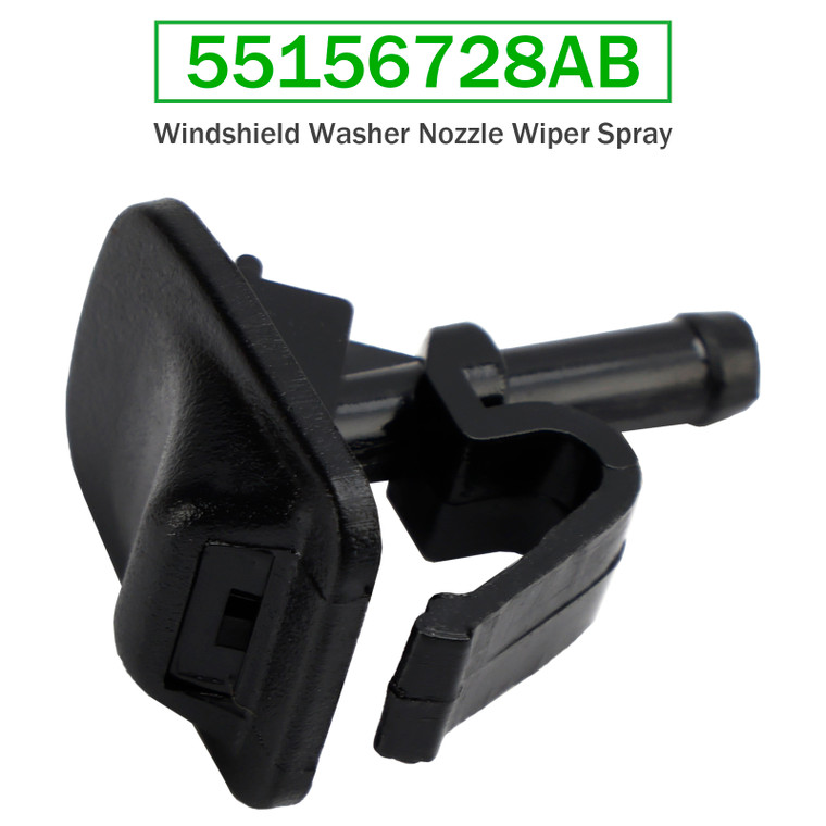 2002-2012 Jeep Wrangler JK T Windshield Washer Nozzle Wiper Spray 55156728AB Generic