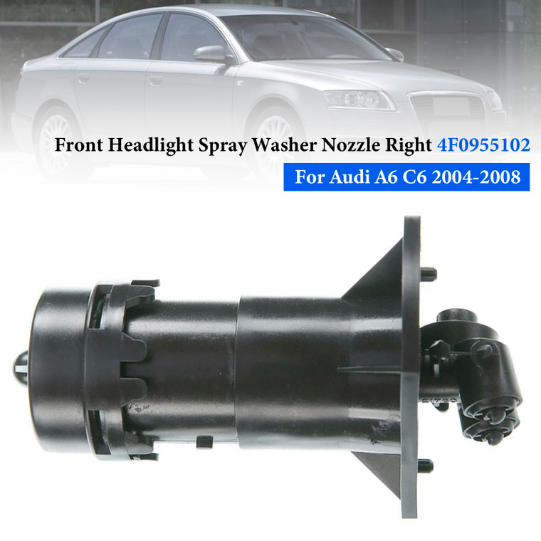 2004-2008 Audi A6 C6 Front Headlight Spray Washer Nozzle Right 4F0955102 Generic