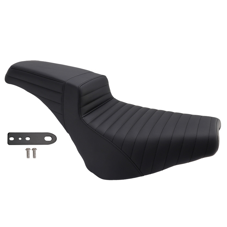 2018-2025 Street Bob 114 107 Rider Passenger Seat Front Rear Cushion Ribbed Generic