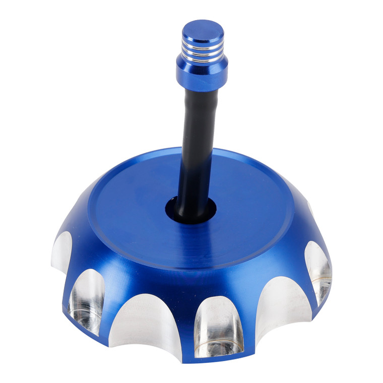 1996-2017 Yamaha YZ400F YZ250/ 125 Aluminum Gas Fuel Tank Cap with Vent Hose 51049-S004 Blue Generic
