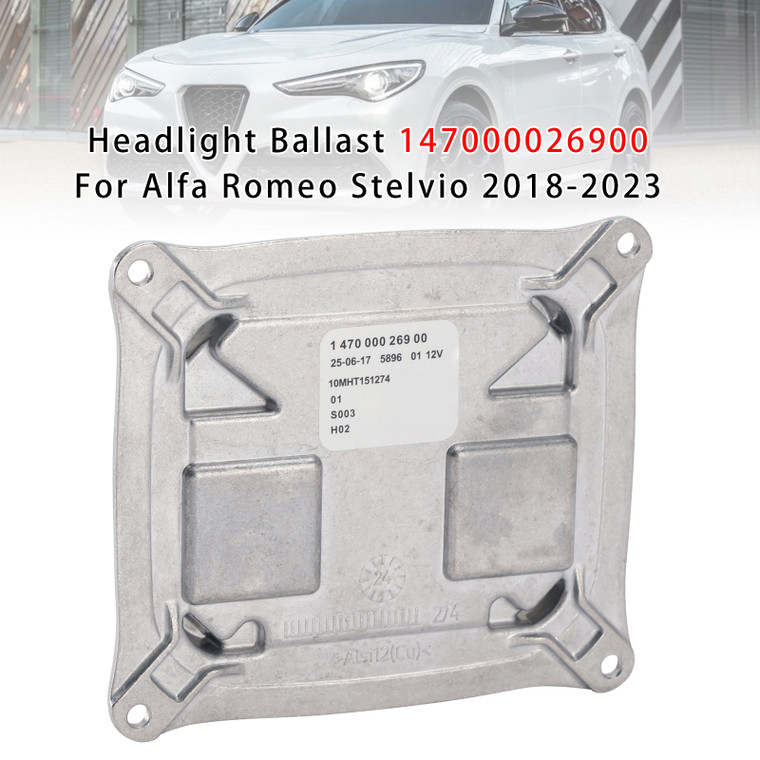 2018-2023 Alfa Romeo Stelvio Headlight Ballast 147000026900 Generic