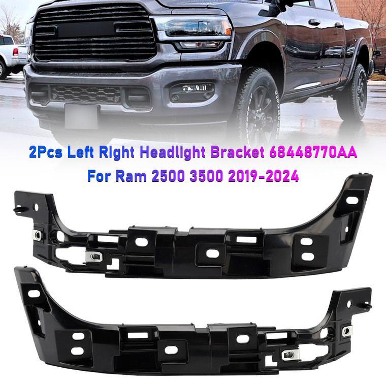2019-2024 RAM 2500 3500 4500 5500 2Pcs Left Right Headlight Bracket 68448770AA Generic