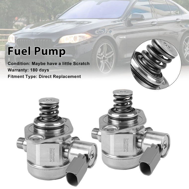 2011-2015 BMW Alpina B6 B7 B7L 2PCS High Pressure Fuel Pump 13517595339 Generic