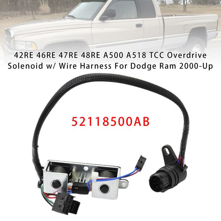 2000-2003 Dodge Dakota Durango Overdrive Solenoid w/ Wire Harness 52118500AB Generic