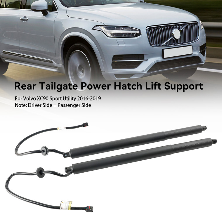 2016-2019 Volvo XC90 Sport Utility 2* Rear Tailgate Lift Support 31457610 Black Generic