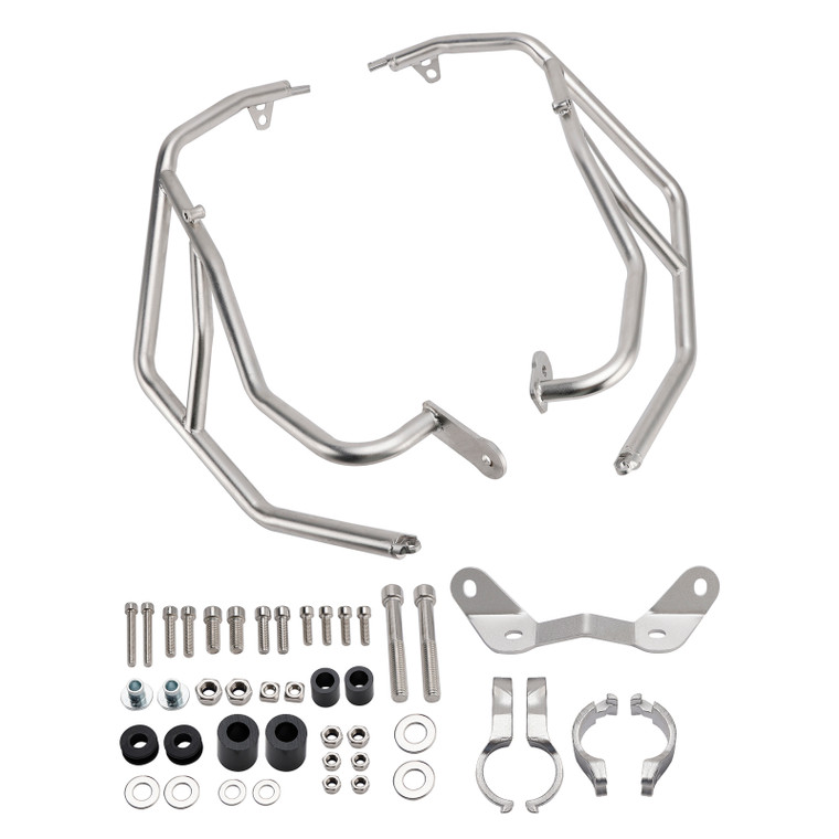 2024-2025 BMW S1000XR M1000XR Upper Engine Guard Frame Crash Bar Steel Silver Generic