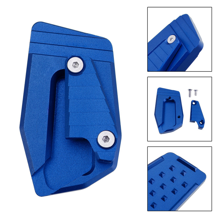 2017-2025 BMW K1600 Kickstand Side Stand Extension Pad Blue Generic
