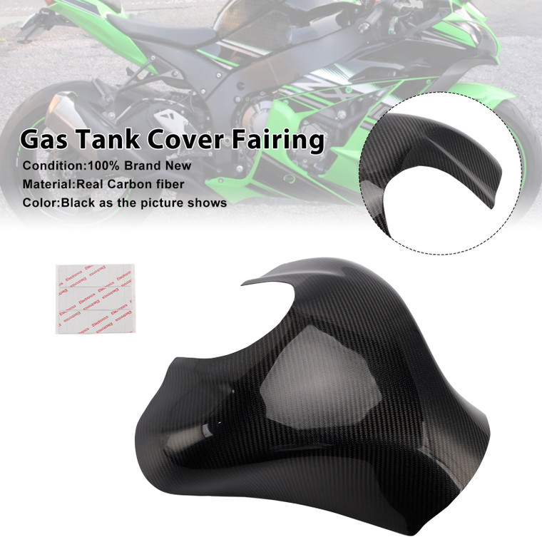 2011-2015 Kawasaki ZX-10R Gas Tank Cover Fairing Real Carbon fiber Generic