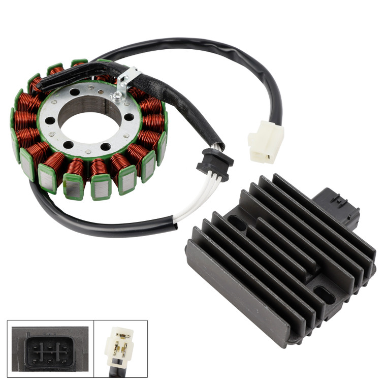 2006-2011 Kawasaki EX650 Ninja 650R Generator Stator Regulator Assy Generic