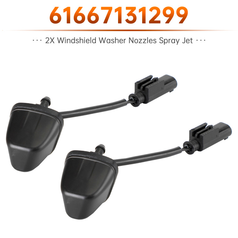 1997-2003 BMW 5 Series E39 2X Windshield Wiper Nozzle Spray Jet Heated 61668361042 Generic