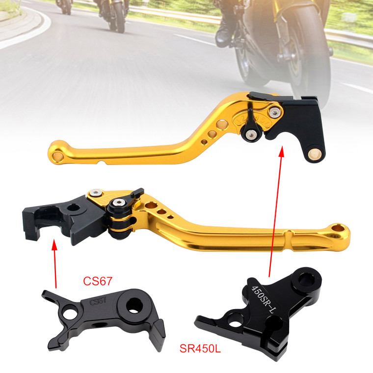 2024-2026 VOGE DS900X 900DSX Racing Brake & Clutch Levers Gold Generic