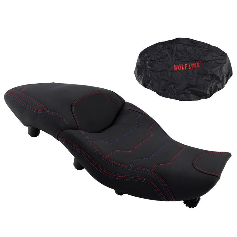 2020-2024 BMW S1000XR Rider Passenger Seat Front Rear Cushion -20mm Black Generic
