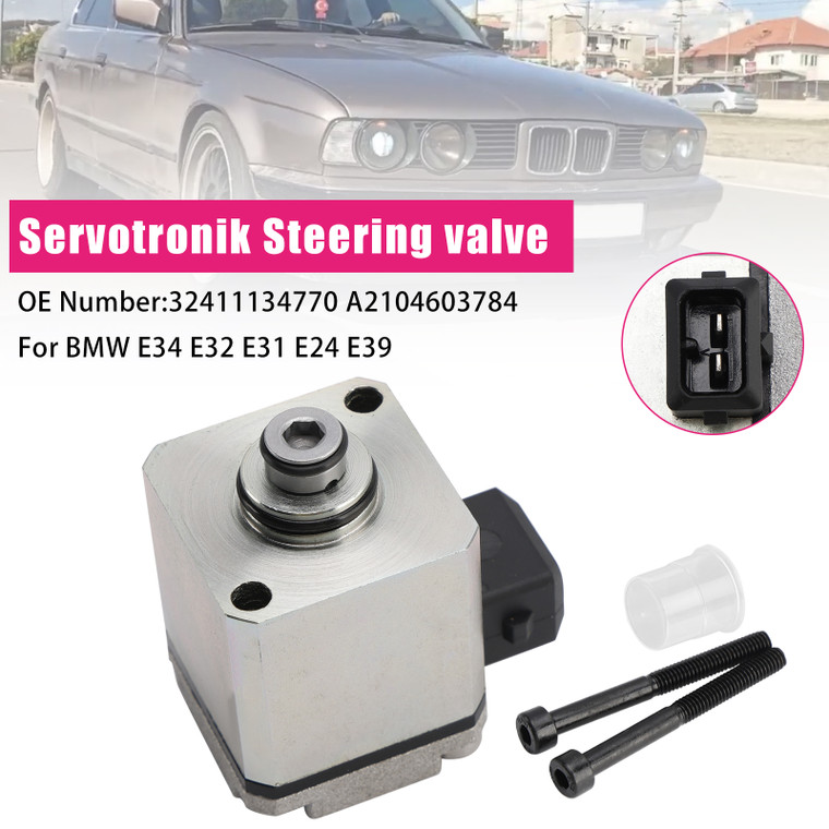 BMW E34 E32 E31 E24 E39 Servotronik Steering valve 32411134770 A2104603784 Generic