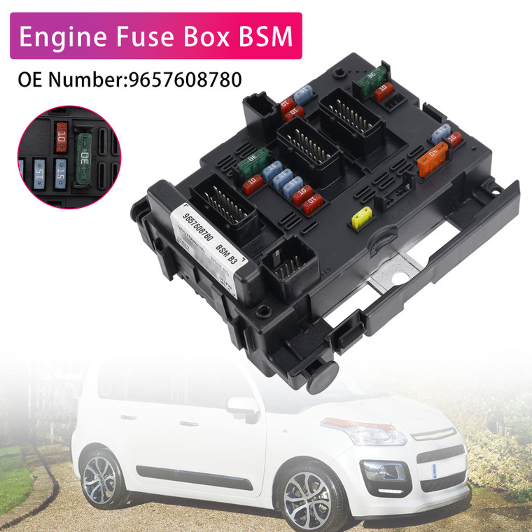 Citroen C2 C3 I II C3 Picasso DS3 Engine Control Unit Fuse Box 9657608780 Generic