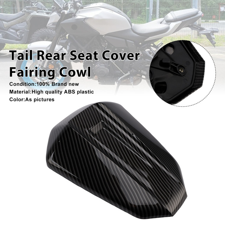 2025-2026 Yamaha MT-07 Tail Rear Seat Cover Fairing Cowl Carbon Generic