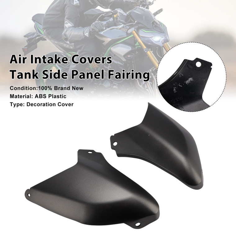 2025-2026 Kawasaki Z900 Air Intake Covers Tank Side Panel Fairing Matte Gray Generic