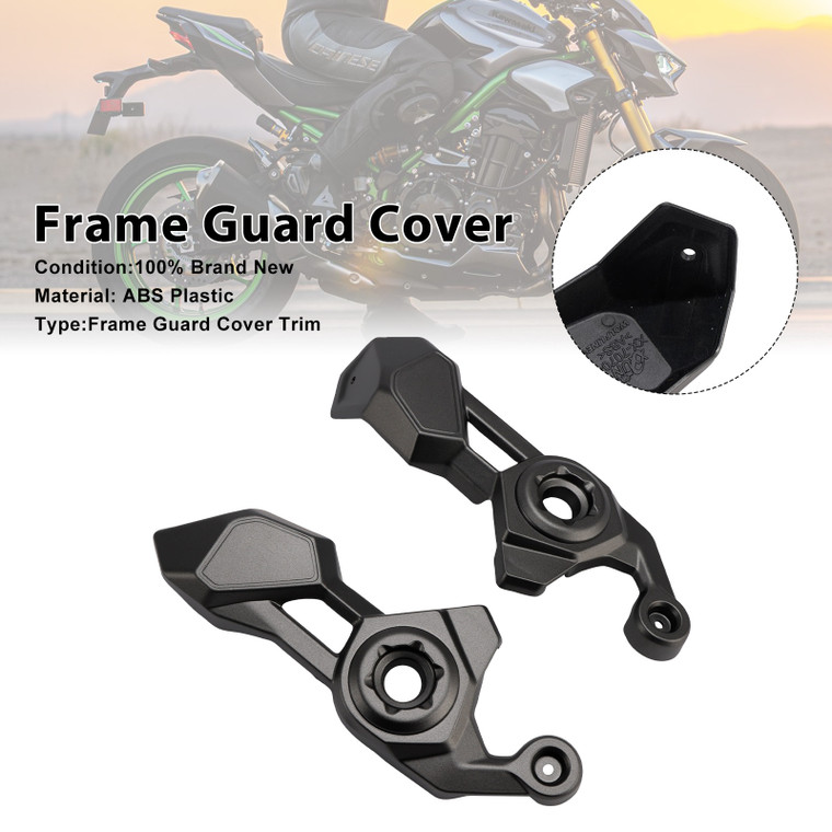2025-2026 Kawasaki Z900 Frame Side Cover Panel Guard Fairing Gray Generic