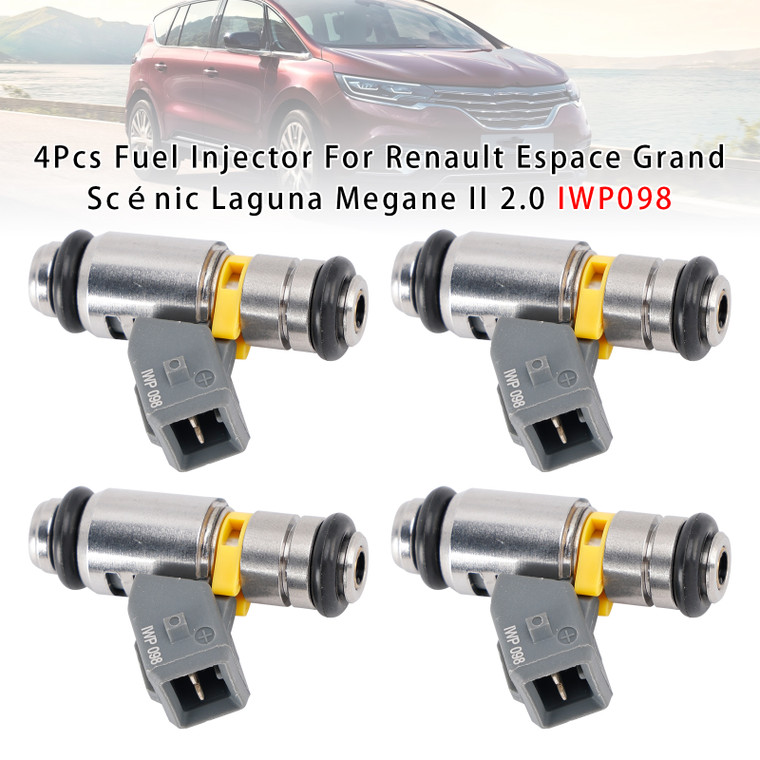 2004-2023 Renault Vel Satis BJ0 4Pcs Fuel Injector IWP098 8200058379 Generic