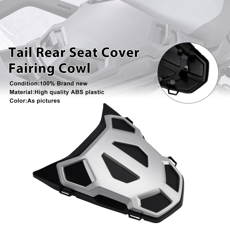 2024-2026 BMW R1300GS Tail Rear Seat Cover Fairing Cowl Silver Generic