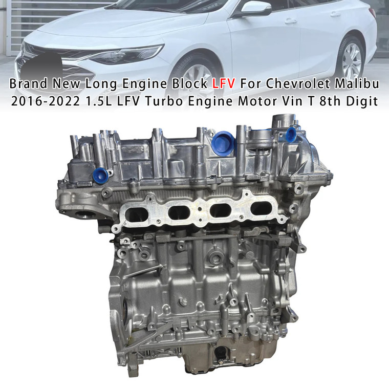 2016-2022 Chevrolet Malibu 1.5L LFV Turbo Engine Motor Vin T 8th Digit Brand New Long Engine Block generic