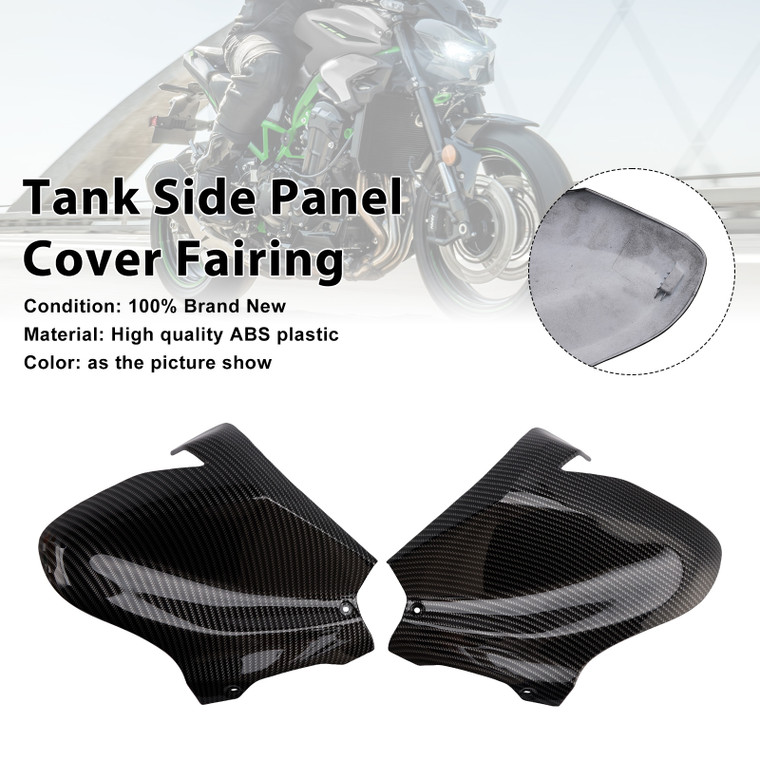 2025-2026 Kawasaki Z900 Tank Side Panel Cover Fairing Carbon Generic
