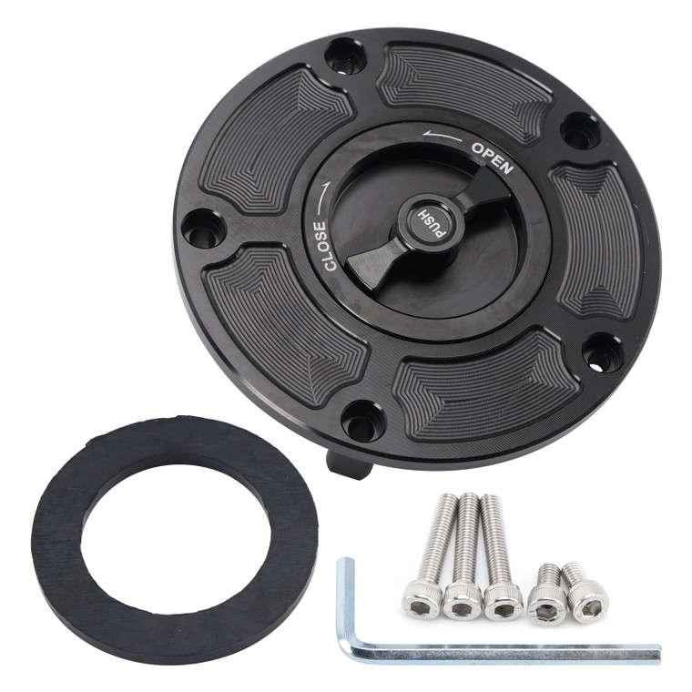 2023-2025 CFMoto Ibex 800 S/T/E Quick Release Keyless Fuel Gas Cap 114mm Black Generic