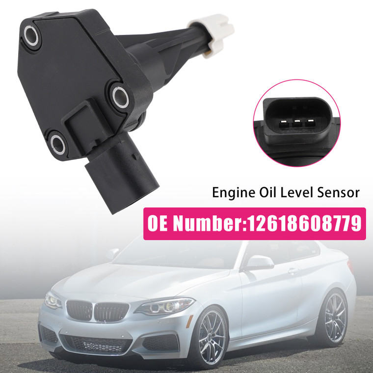 2014-2015 ActiveHybrid 3 F30 Engine Oil Level Sensor 12618608779 Generic