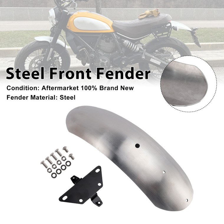 2015-2025 Ducati Scrambler 800 1100 Steel Front Fender Primary Generic