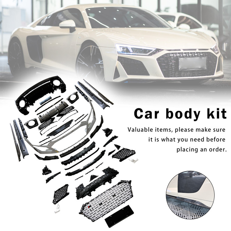 2016-2020 AUDI R8 4S Carbon Fiber Body Kit Bumper Generic