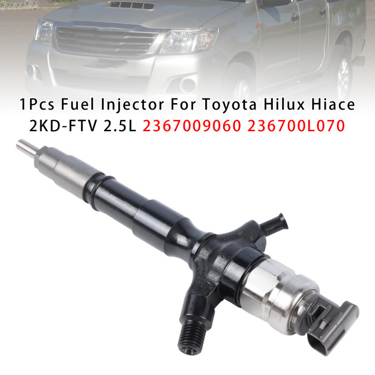 Toyota Hilux Hiace 2KD-FTV 2.5L 1Pcs Fuel Injector 2367009060 236700L070 Generic