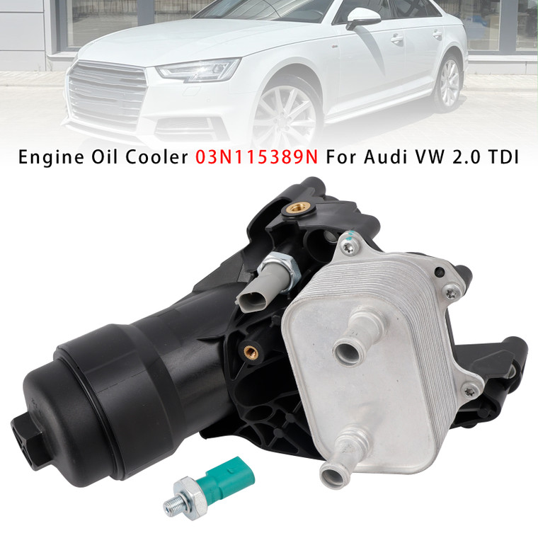 Engine Oil Cooler 03N115389N For Audi VW 2.0 TDI