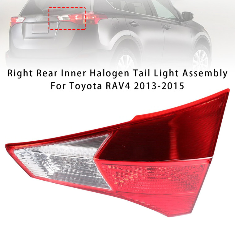 2013-2015 Toyota RAV4 Right Rear Inner Halogen Tail Light Assembly 815800R010 TO2803126 Generic