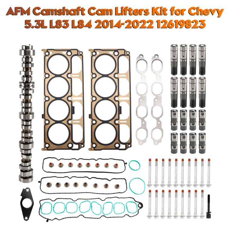 2015-2022 Chevrolet 5.3L GEN5 L83 L82 L84 L8B AFM Camshaft Cam Lifters Kit 12619823 Generic