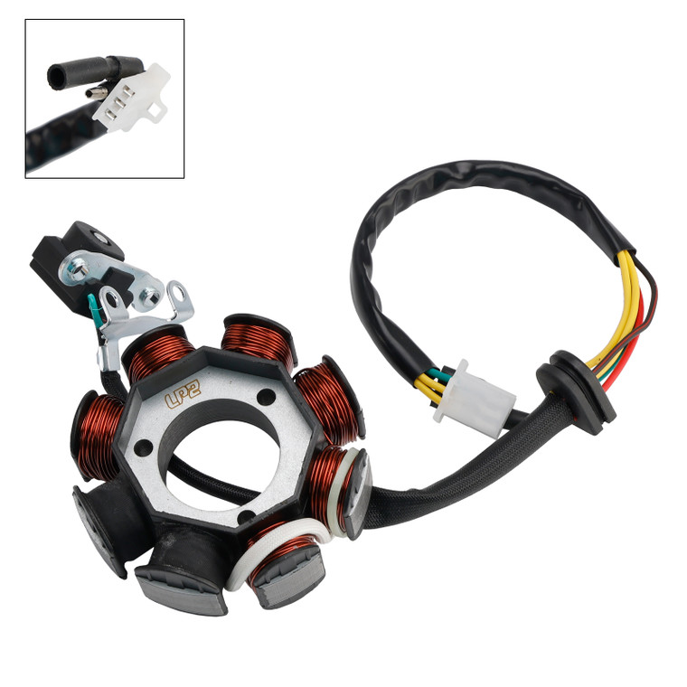 1996-2006 Daelim Daystar VL125/ VS125/ VT125 8-Pole Magneto Generator Stator Generic
