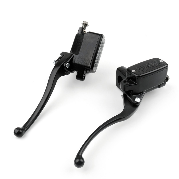 Levers Set Hydraulic Brake Hydraulic Clutch Master Cylinders Honda VTX1800 (2002-2008) Black