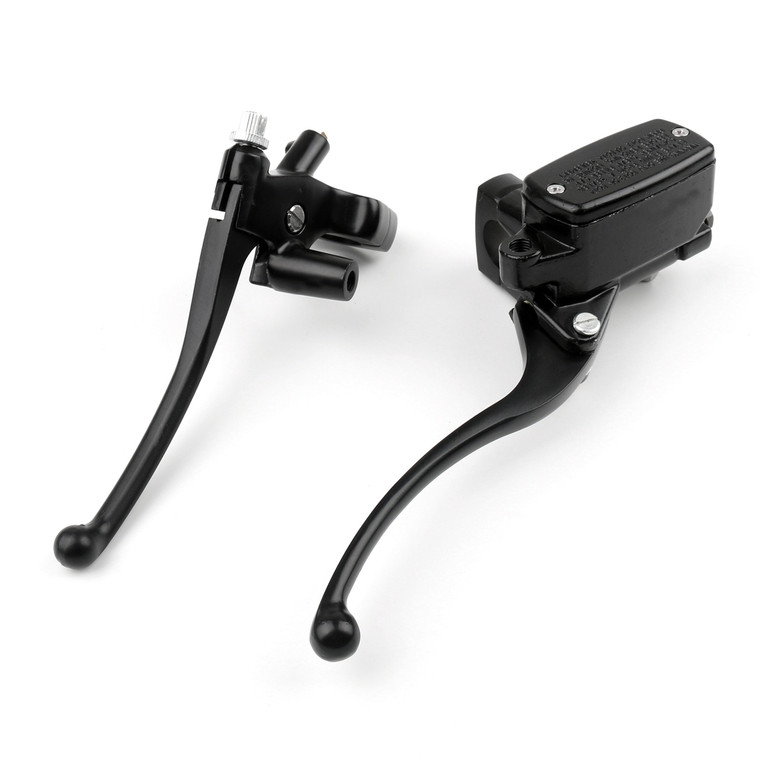 Levers Set Hydraulic Brake Cable Clutch Honda VT250 CR/CT/CV Magna 250 (1995-1998) Black