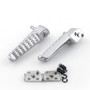 Rear Passenger Footpegs Footrests Brackets Set Kawasaki ZX10R (2008-2011) 34028-0094, 34028-0095, 35063-0444, 35063-0445